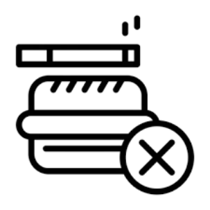 Icon representing a non-habit-forming formula
